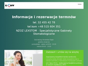 Usługi stomatologiczne w Wodzisławiu Śląskim